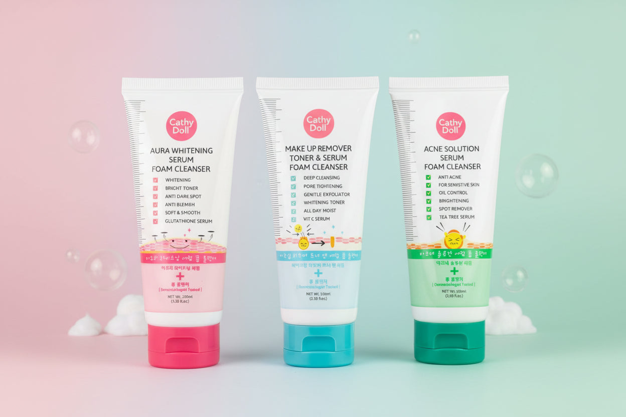 Cathy Doll Serum Foam Cleanser | كاثي دول غسول سيروم للبشرة