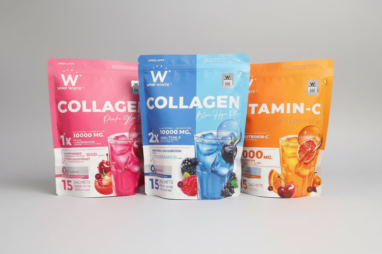 Wink White – Collagen & Vitamin Series | مجموعة وينك وايت كولاجين وفيتامين