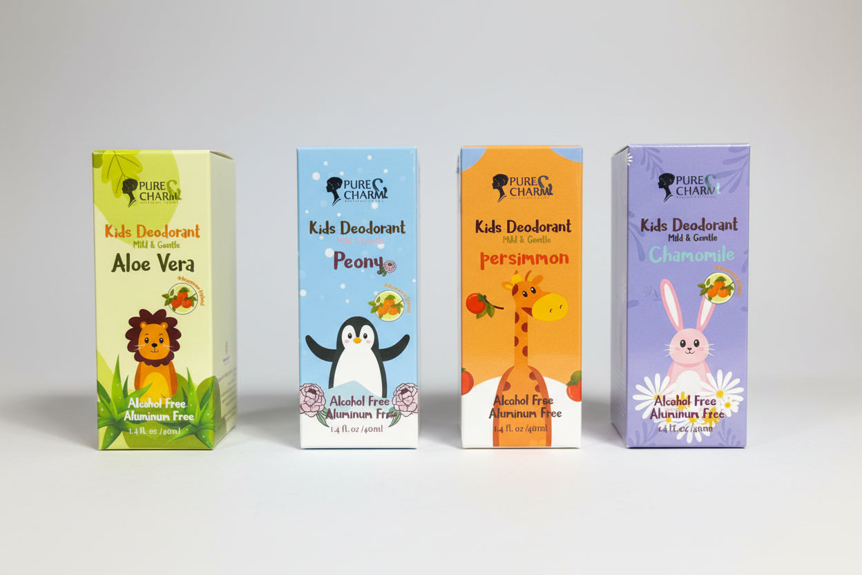 Pure Charm Kids Deodorant Collection | مجموعة بيور تشارم مزيل عرق للأطفال