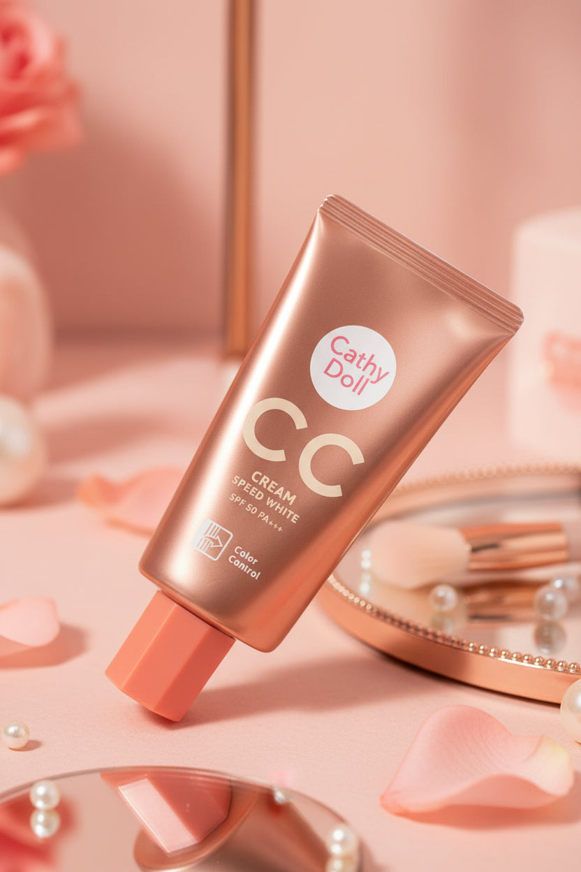 Cathy Doll CC Cream Speed White SPF50 PA+++ | كاثي دول سي سي كريم تفتيح سريع SPF50