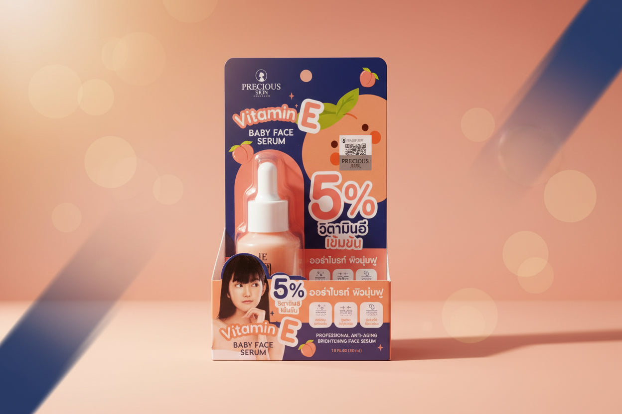 Precious Skin Vitamin E Baby Face Serum 5% | سيروم فيتامين E بيبي فيس 5%