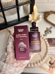 🧴 Eqqual Berry Purple Rice Pore Cleansing & Minimizing Set