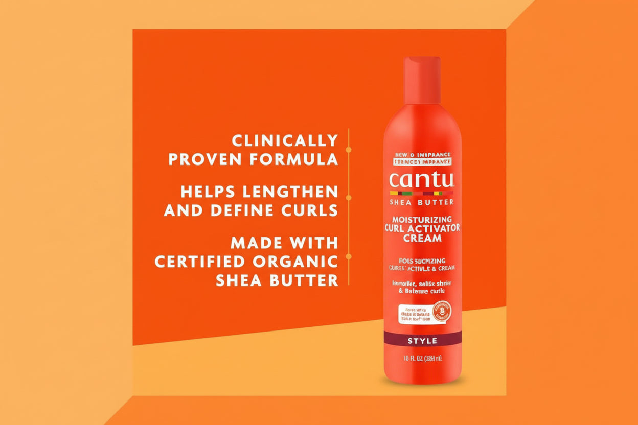 Cantu – Moisturizing Curl Activator Cream | كريم كانتو لتفعيل وترطيب الكيرلي