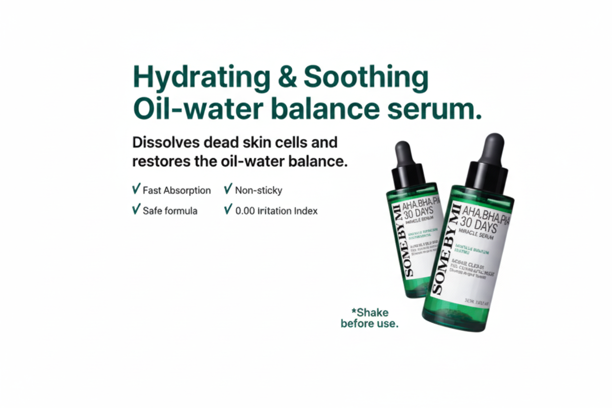 SOME BY MI – AHA.BHA.PHA 30 Days Miracle Serum | سيروم سوم باي مي 30 يوم المعالج للحبوب