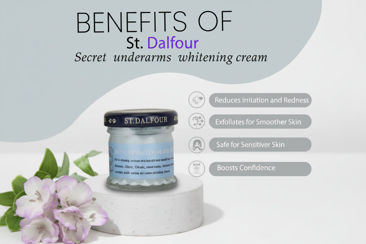 St. Dalfour – Secret Underarms Whitening Cream | كريم سانت دالفور لتفتيح منطقة تحت الإبط
