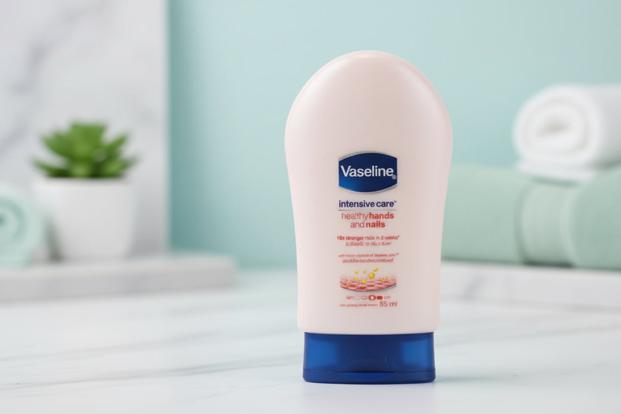 Vaseline Intensive Care Healthy Hands & Nails 85ml | فازلين عناية مكثفة لليدين والأظافر 85 مل
