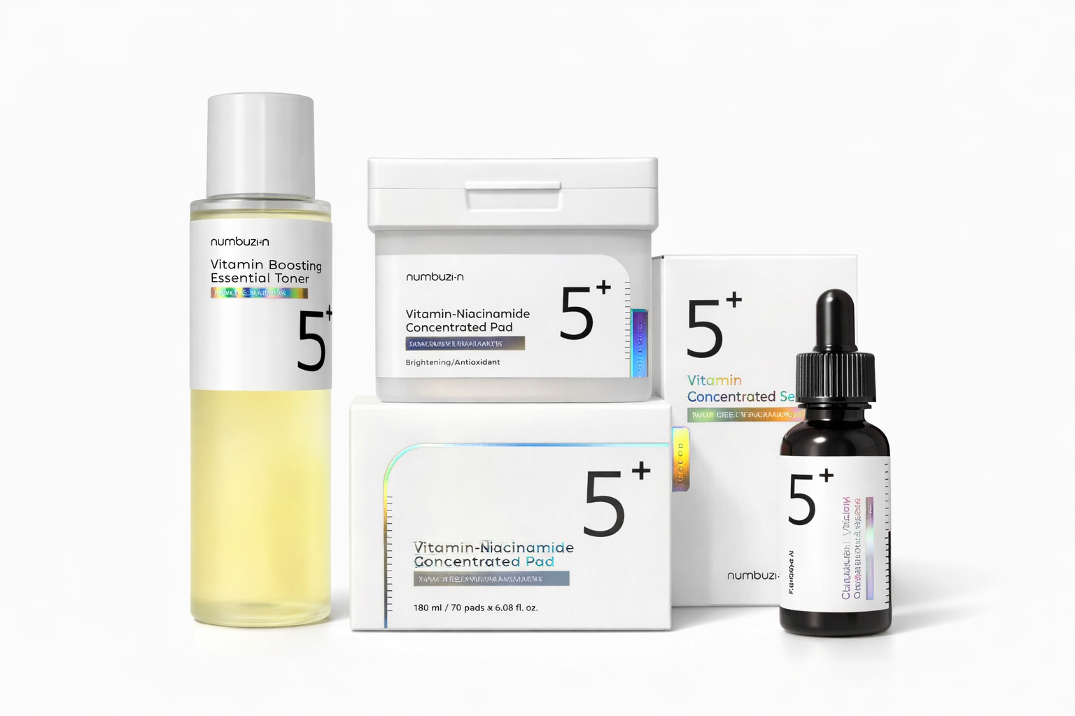 numbuzin – No.5+ Vitamin Brightening Set | مجموعة نمبوزين رقم 5+ للتفتيح والإشراقة