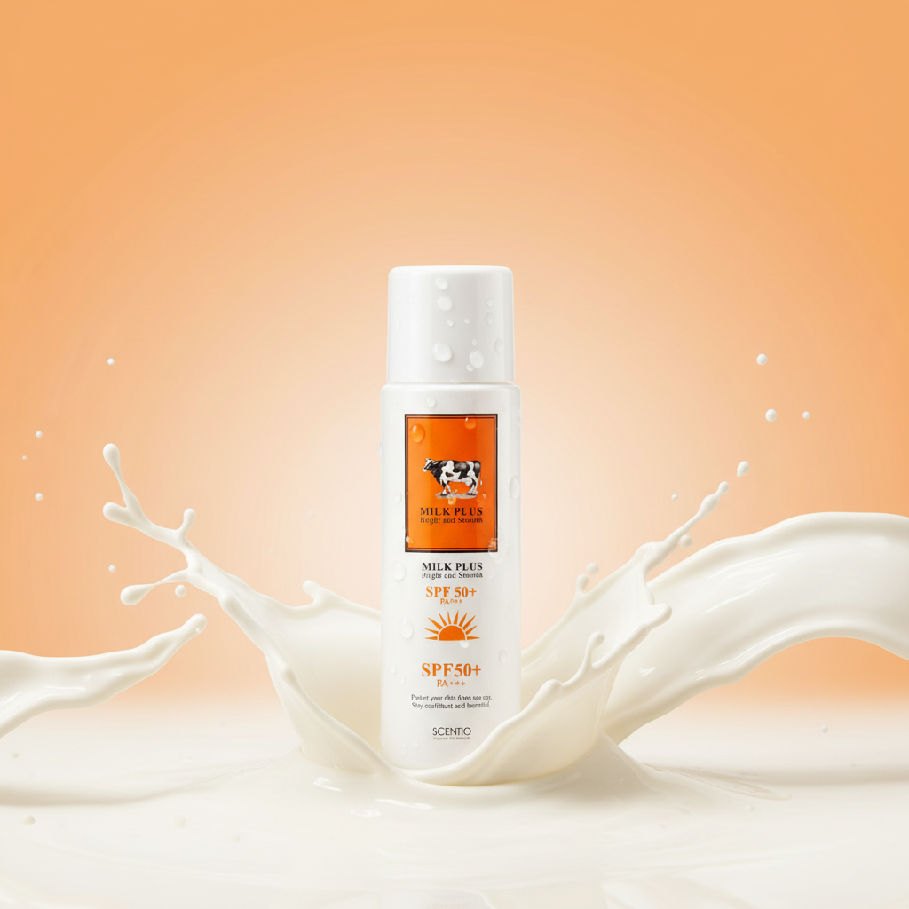 Scentio Milk Plus Whitening Q10 Encapsulated UV Protect Body Lotion SPF50+ PA+++ Small