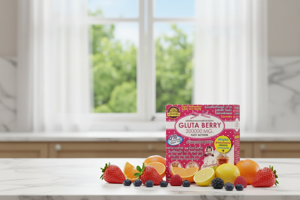 Gluta Berry 200,000 mg Fast Action | جلوتا بيري 200,000 مجم