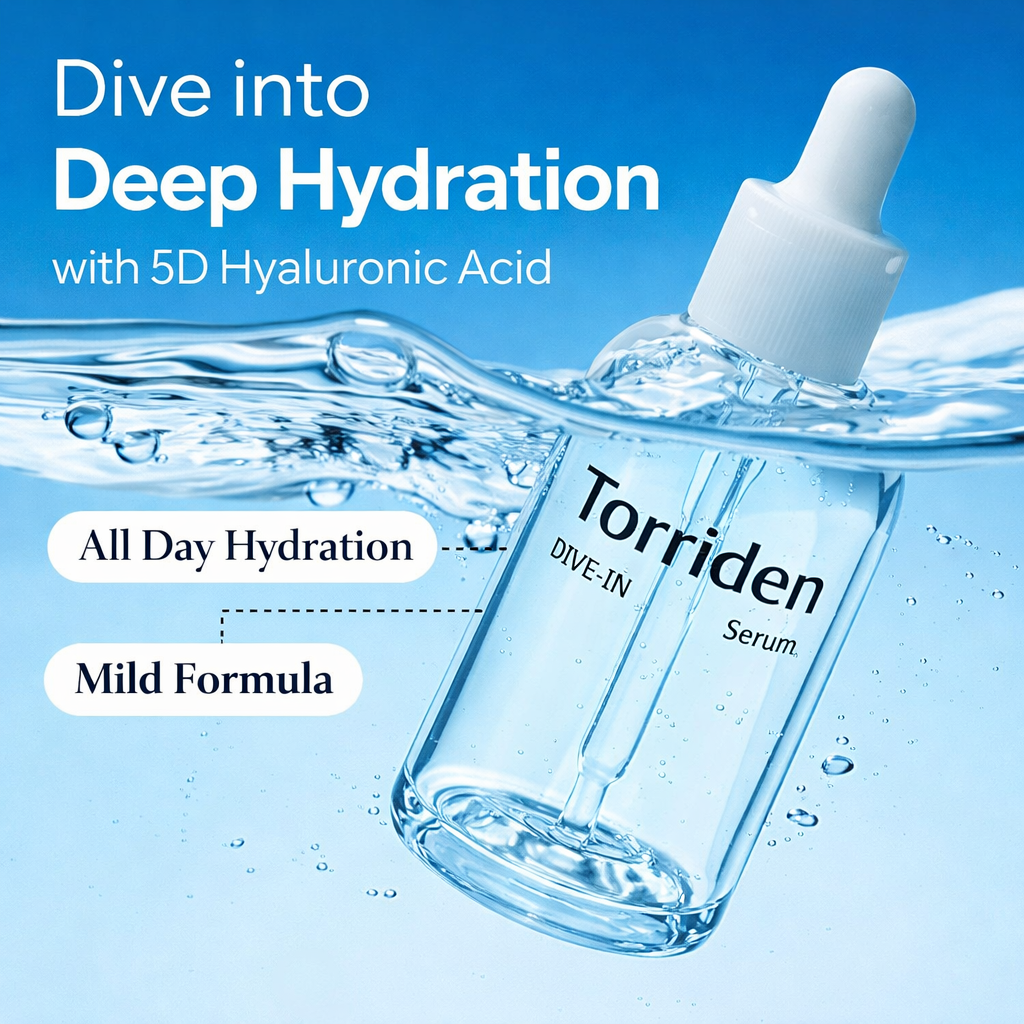 Torriden – DIVE-IN Low Molecular Hyaluronic Acid Serum | سيروم توريدن دايف-إن بحمض الهيالورونيك منخفض الجزيئات