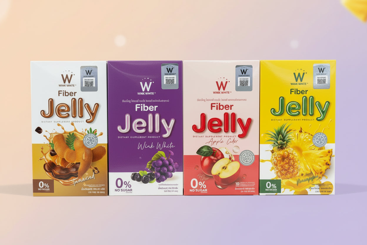 Wink White Fiber Jelly Series | مجموعة وينك وايت فايبر جيلي