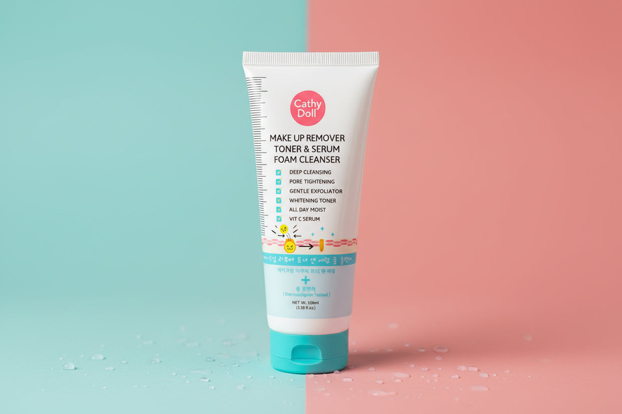 Cathy Doll Serum Foam Cleanser | كاثي دول غسول سيروم للبشرة