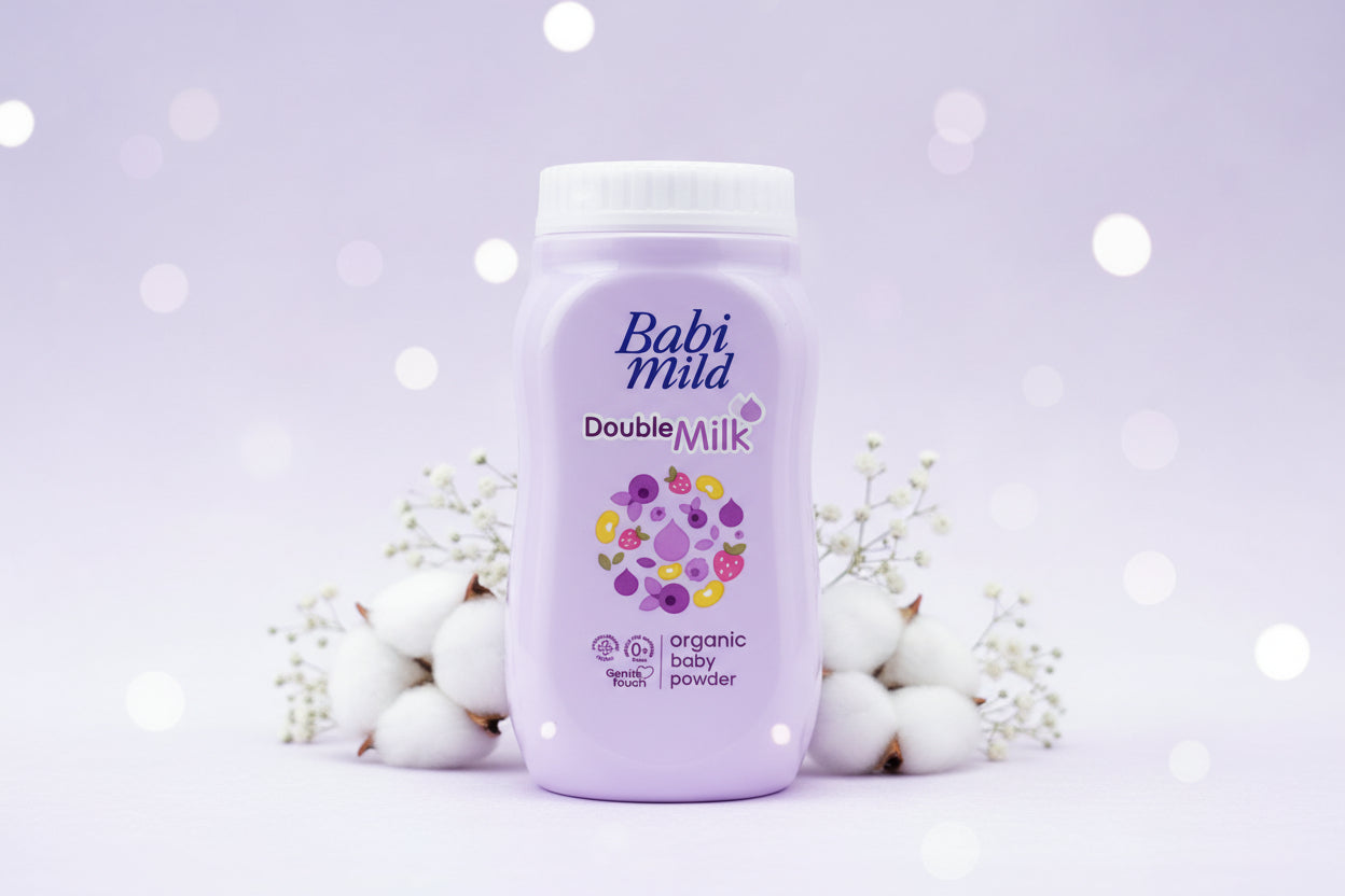 Babi Mild Organic Baby Powder Collection | مجموعة بيبي مايلد بودرة أطفال أورجانيك