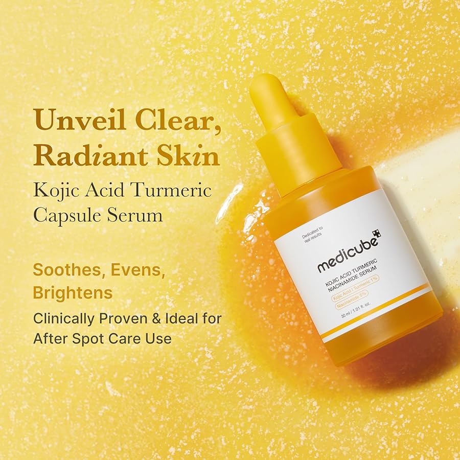 Medicube – Kojic Acid Turmeric Niacinamide Serum | سيروم ميديكوب حمض الكوجيك والكركم والنياسيناميد