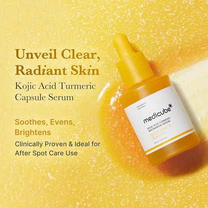 Medicube – Kojic Acid Turmeric Niacinamide Serum | سيروم ميديكوب حمض الكوجيك والكركم والنياسيناميد
