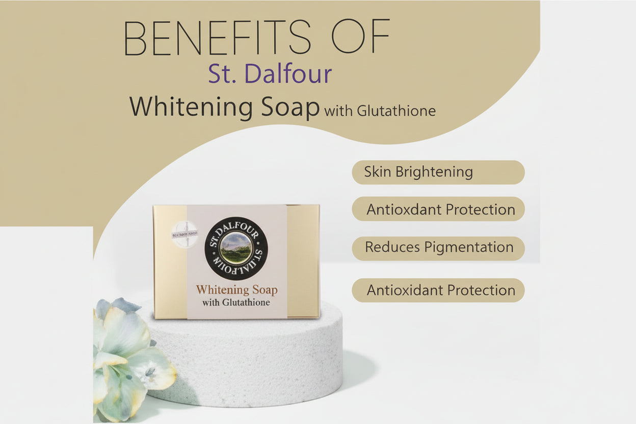 St. Dalfour – Whitening Soap with Glutathione | صابونة سانت دالفور للتفتيح بالجلوتاثيون