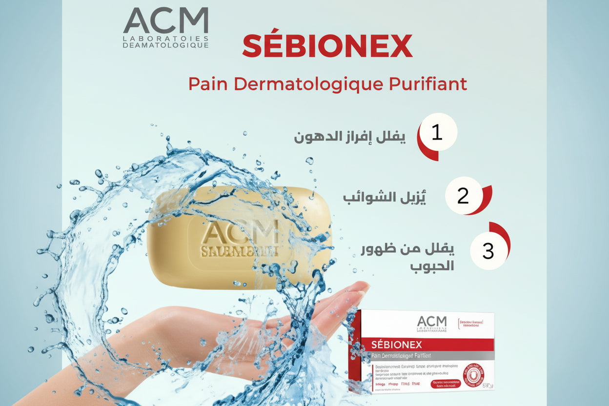 ACM Sébionex Cleansing Bar | صابونة ACM سيبيونيكس المنظفة للبشرة الدهنية