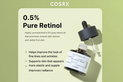 COSRX – The Retinol 0.5 Oil | زيت كوزركس ريتينول 0.5%