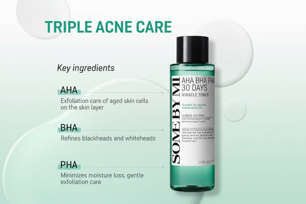 SOME BY MI – AHA.BHA.PHA 30 Days Miracle Toner | تونر سوم باي مي 30 يوم المعالج للحبوب