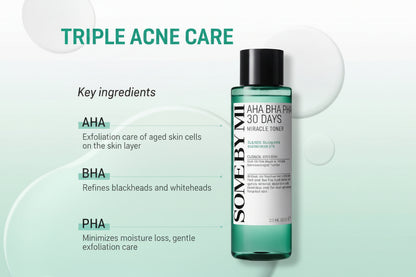 SOME BY MI – AHA.BHA.PHA 30 Days Miracle Toner | تونر سوم باي مي 30 يوم المعالج للحبوب