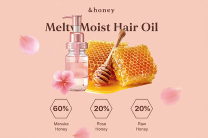 &amp;honey – Melty Moist Repair Hair Oil 3.0 | زيت أند هاني ميلتي لإصلاح وترطيب الشعر 3.0
