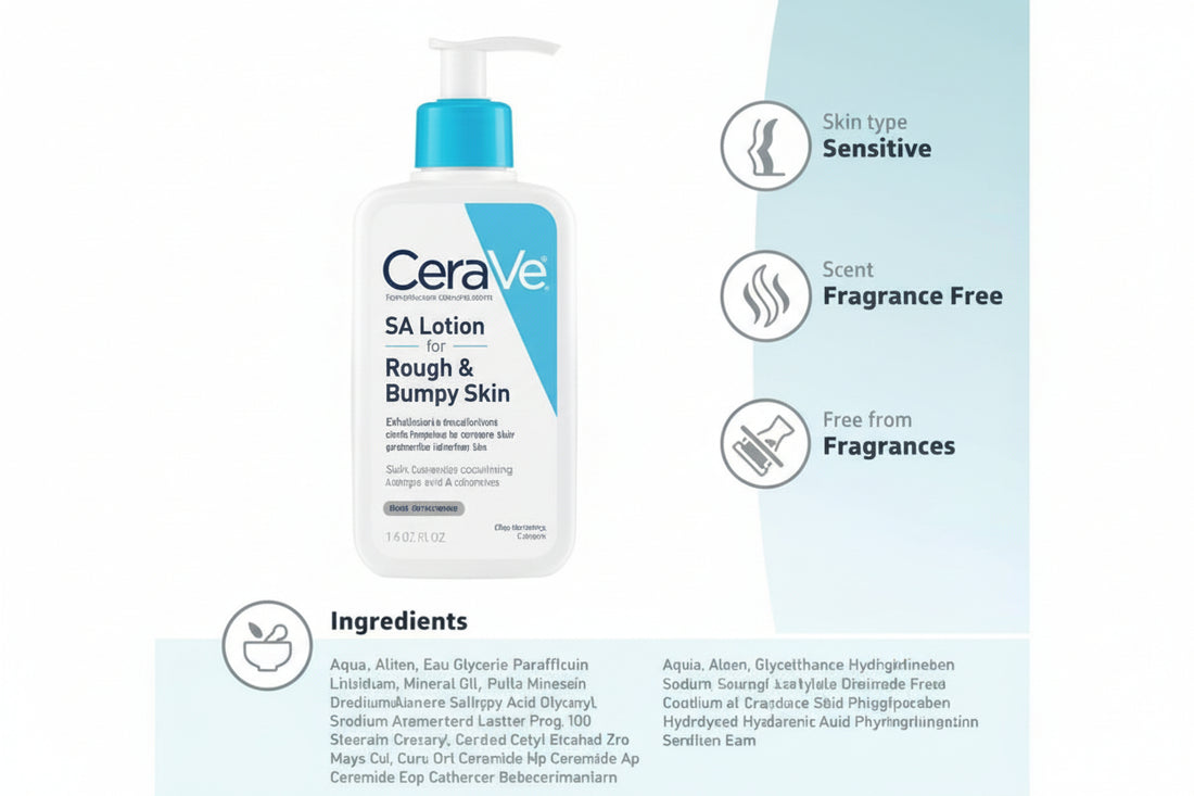 CeraVe – SA Lotion for Rough &amp; Bumpy Skin | CeraVe Exfoliating Lotion for Rough and Bumpy Skin