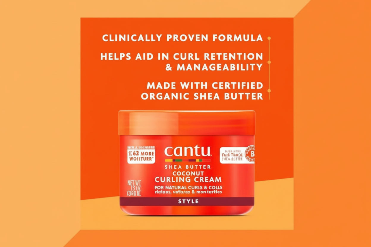 Cantu – Coconut Curling Cream | كريم كانتو بجوز الهند لتحديد الكيرلي