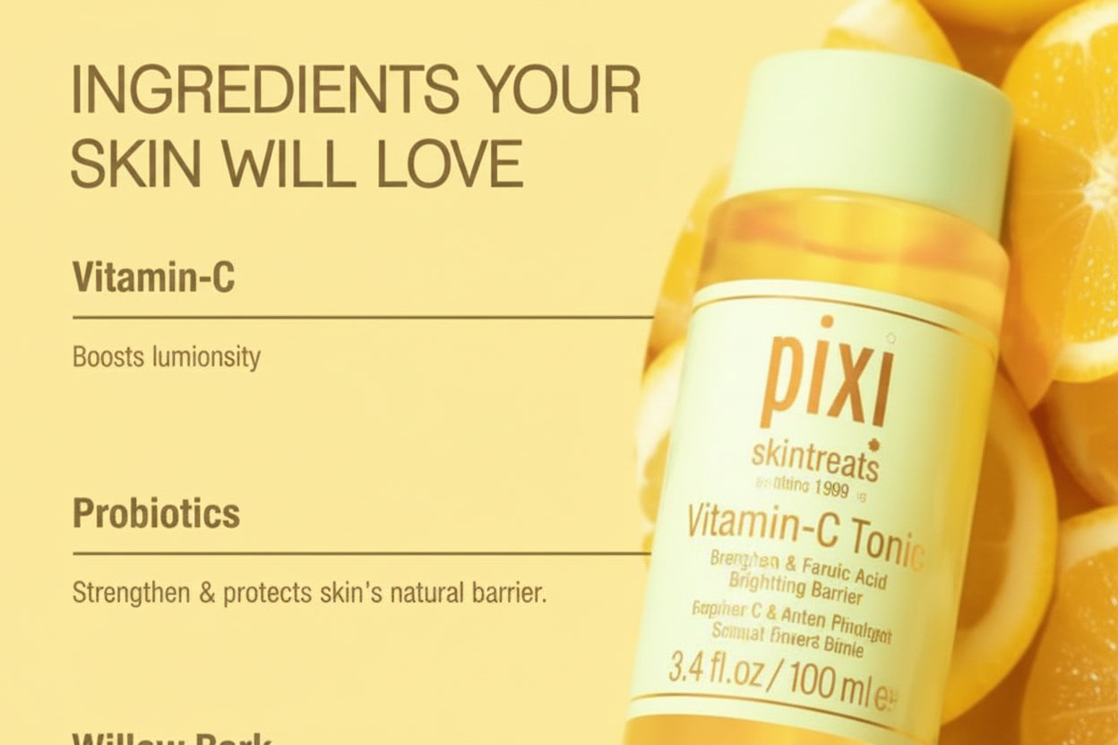 Pixi – Vitamin-C Tonic Brightening Toner | تونر بيكسي فيتامين سي لتفتيح وإشراقة البشرة