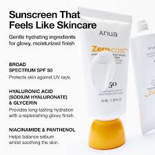 Anua zero cast sunscreen