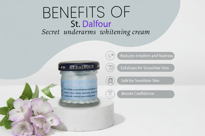 St. Dalfour – Secret Underarms Whitening Cream | كريم سانت دالفور لتفتيح منطقة تحت الإبط