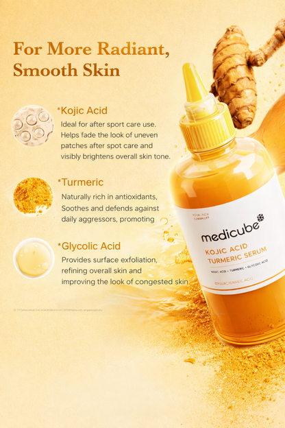 Medicube – Kojic Acid Turmeric Serum | سيروم ميديكوب بحمض الكوجيك والكركم للإشراقة والتفتيح