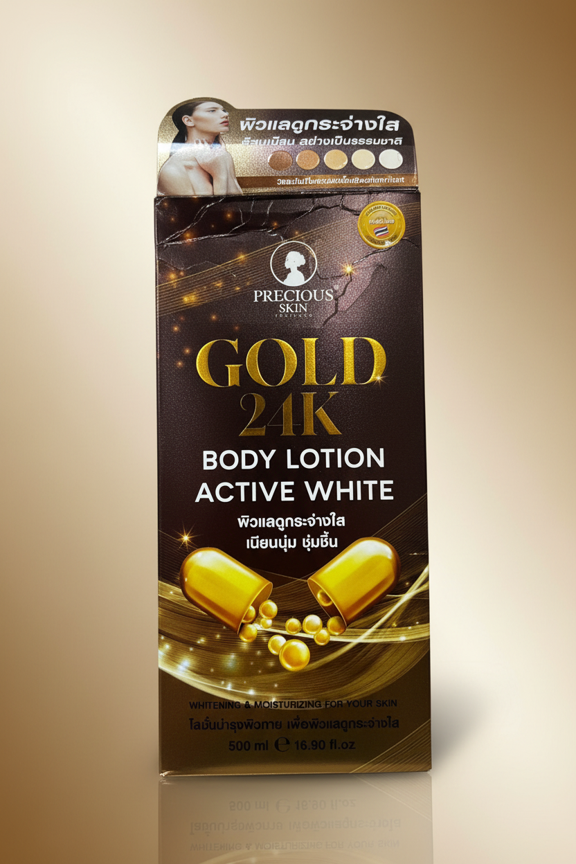 Gold 24K Body Lotion Active White