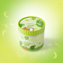 Lemon Brightening AHA Body Scrub with natural background