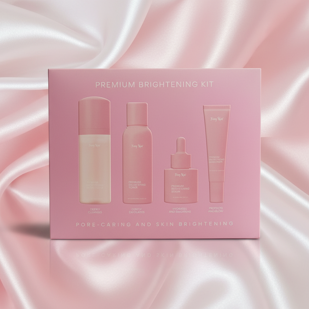Premium Brightening Kit with natural background