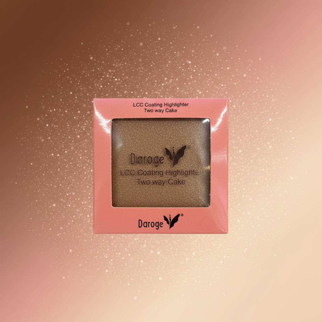 Daroge LCC Coating Highlighter Two Way Cake Bronze/Brown Shimmer