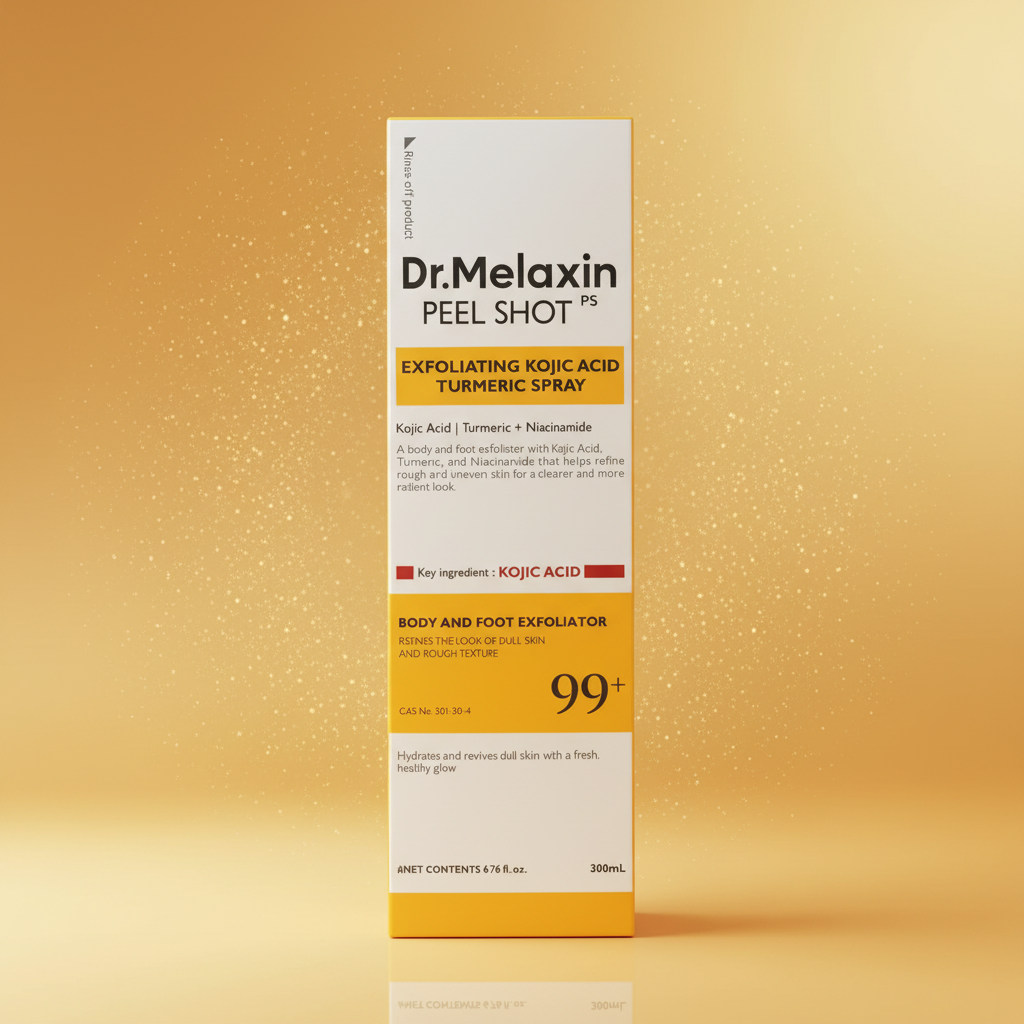 Dr.Melaxin Peel Shot Exfoliating Kojic Acid Turmeric Spray 300ml