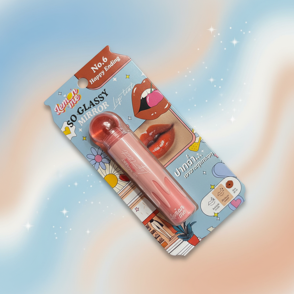 Lemon Me So Glassy Mirror Lip Tint No. 6 Happy Ending