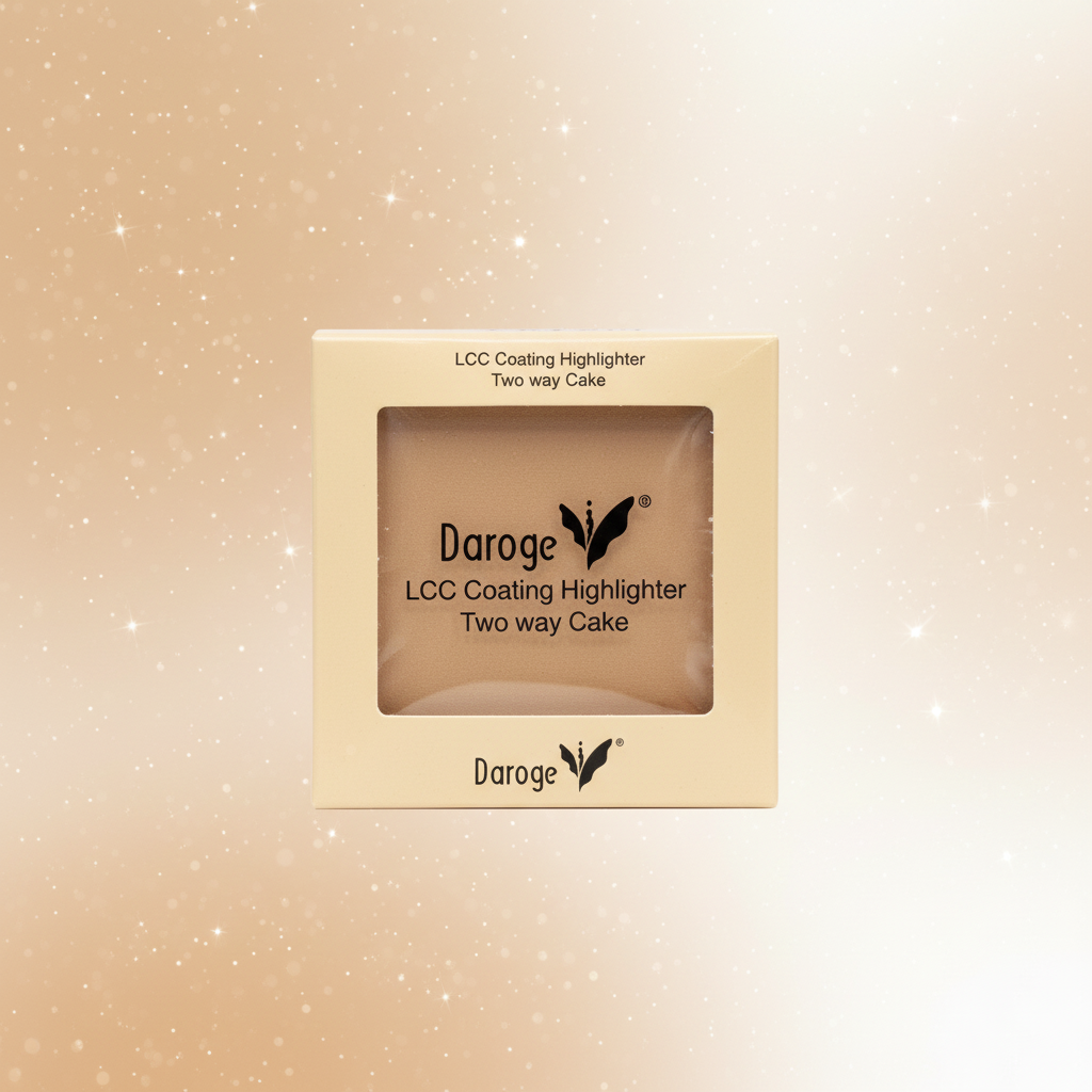 Daroge LCC Coating Powder Two Way Cake Medium Beige