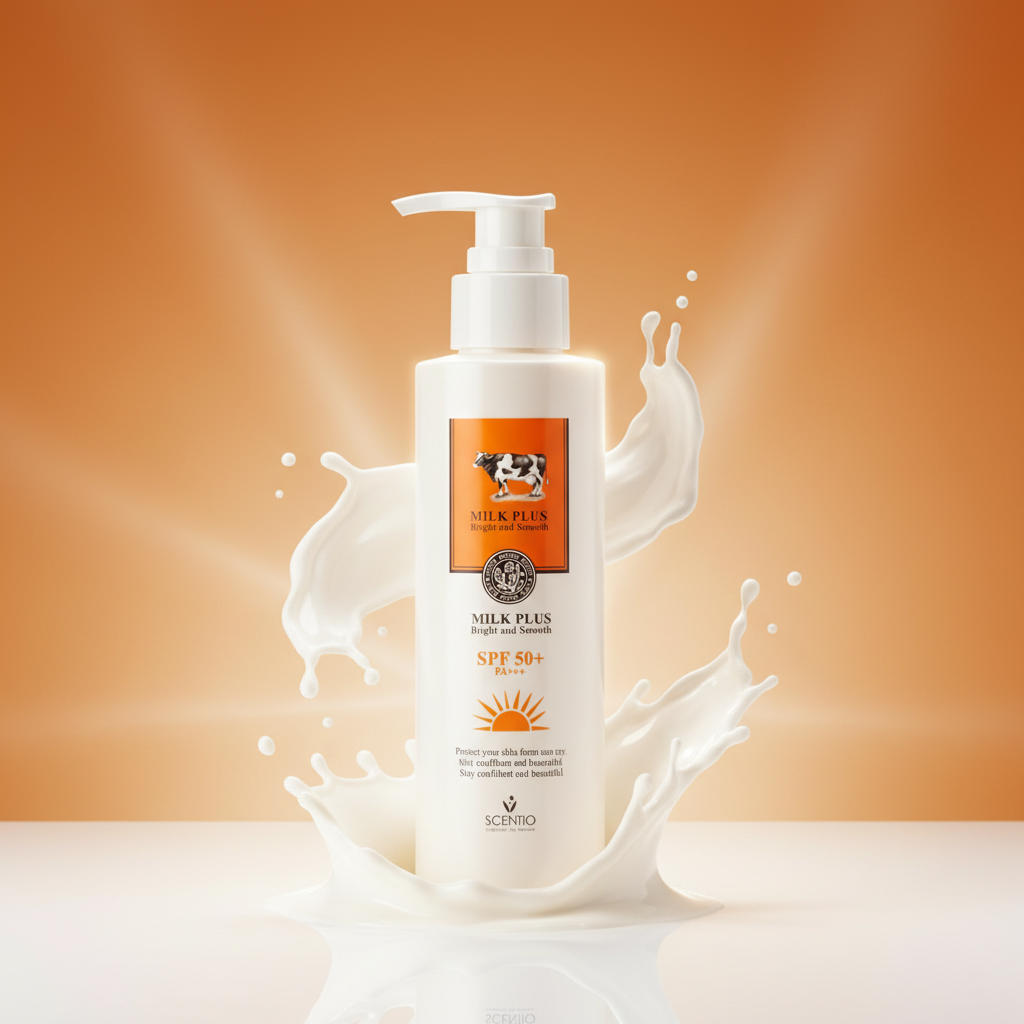 Scentio Milk Plus Brightening Q10 UV Protect Body Lotion SPF50+ PA+++