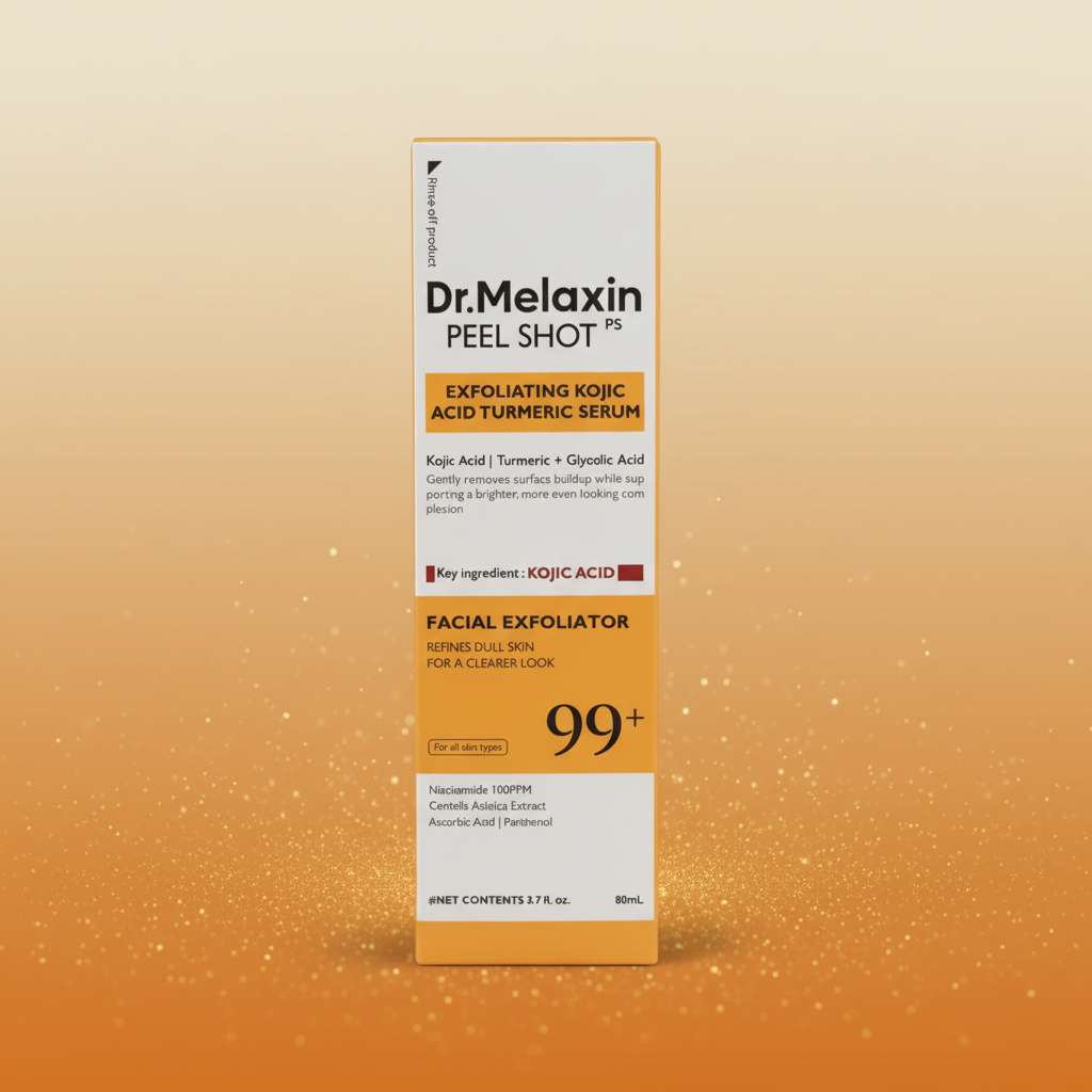 Dr.Melaxin Peel Shot Exfoliating Kojic Acid Turmeric Serum 80ml