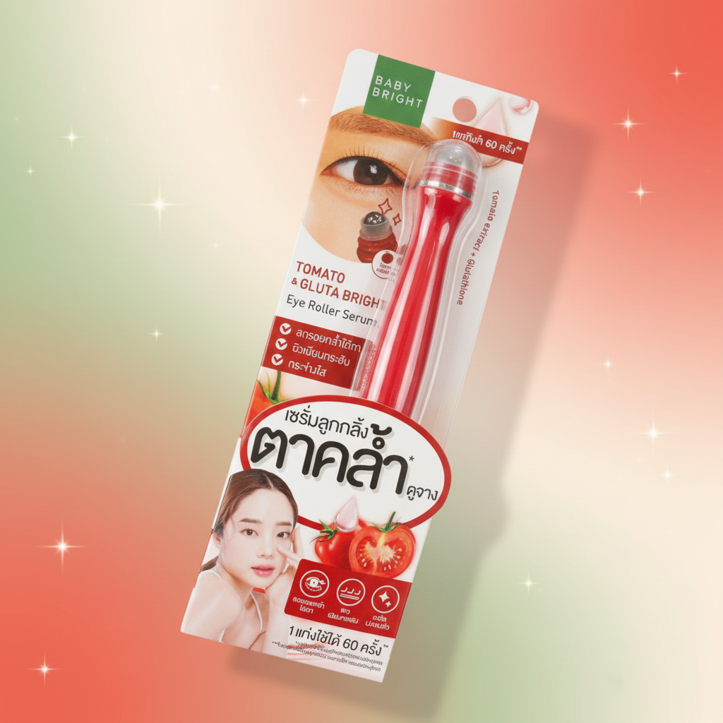 Baby Bright Tomato &amp; Gluta Bright Eye Roller Serum | سيرم رولر للعين