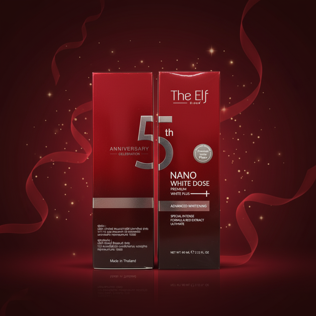 The Elf 5th Anniversary Celebration Nano White Dose Premium White Plus+ 60ml