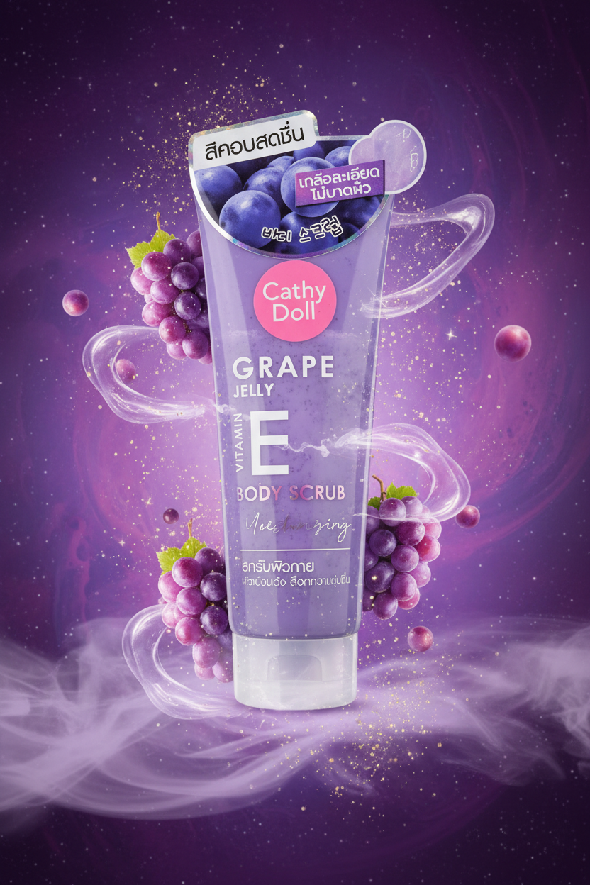 Cathy Doll Grape Jelly Vitamin E Body Scrub