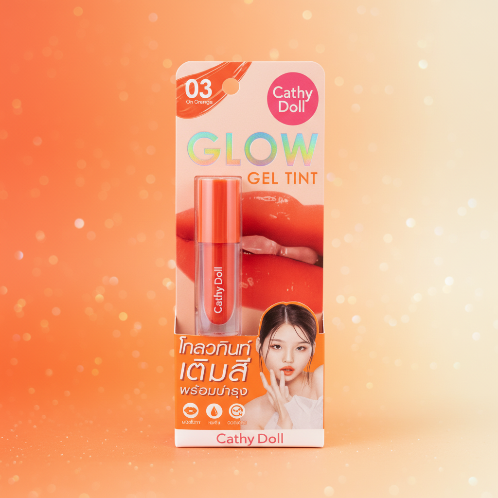 Cathy Doll GLOW Gel Tint 03 On Orange