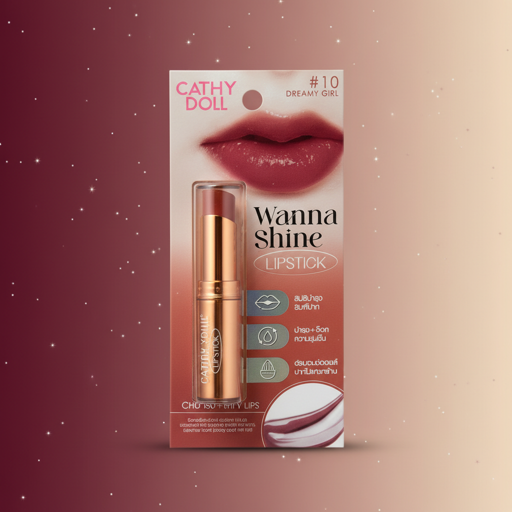 Cathy Doll Wanna Shine Lipstick 