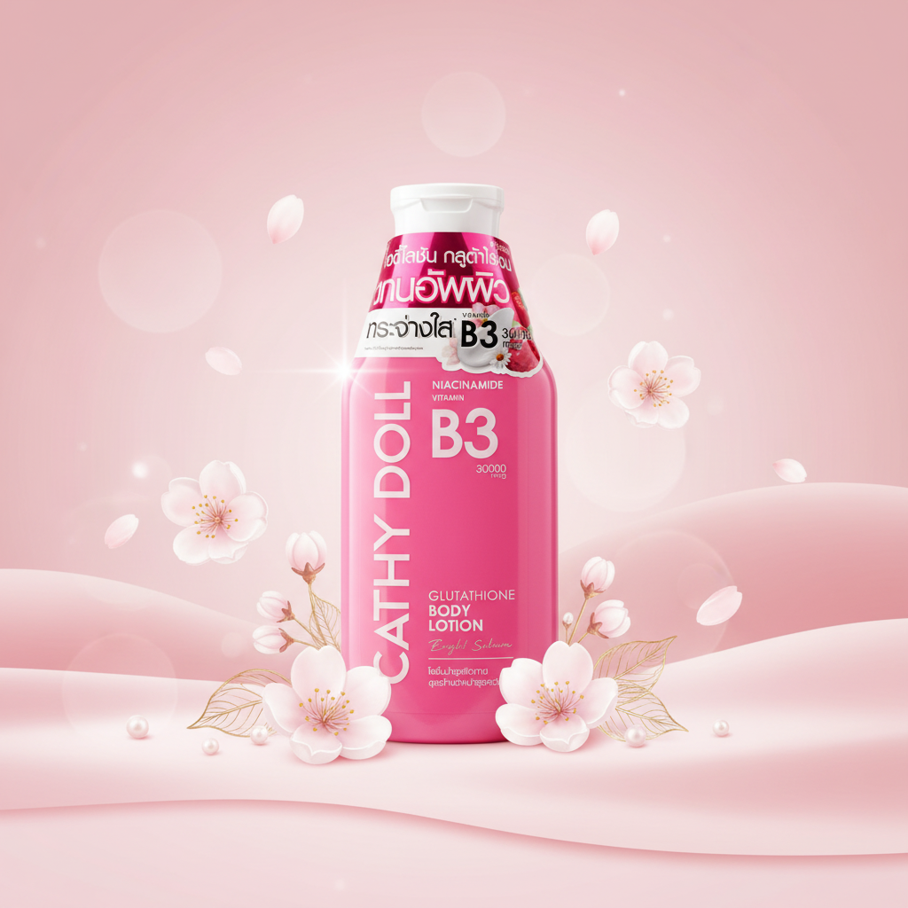Cathy Doll Niacinamide Vitamin B3 Glutathione Body Lotion 30000mcg 450ml