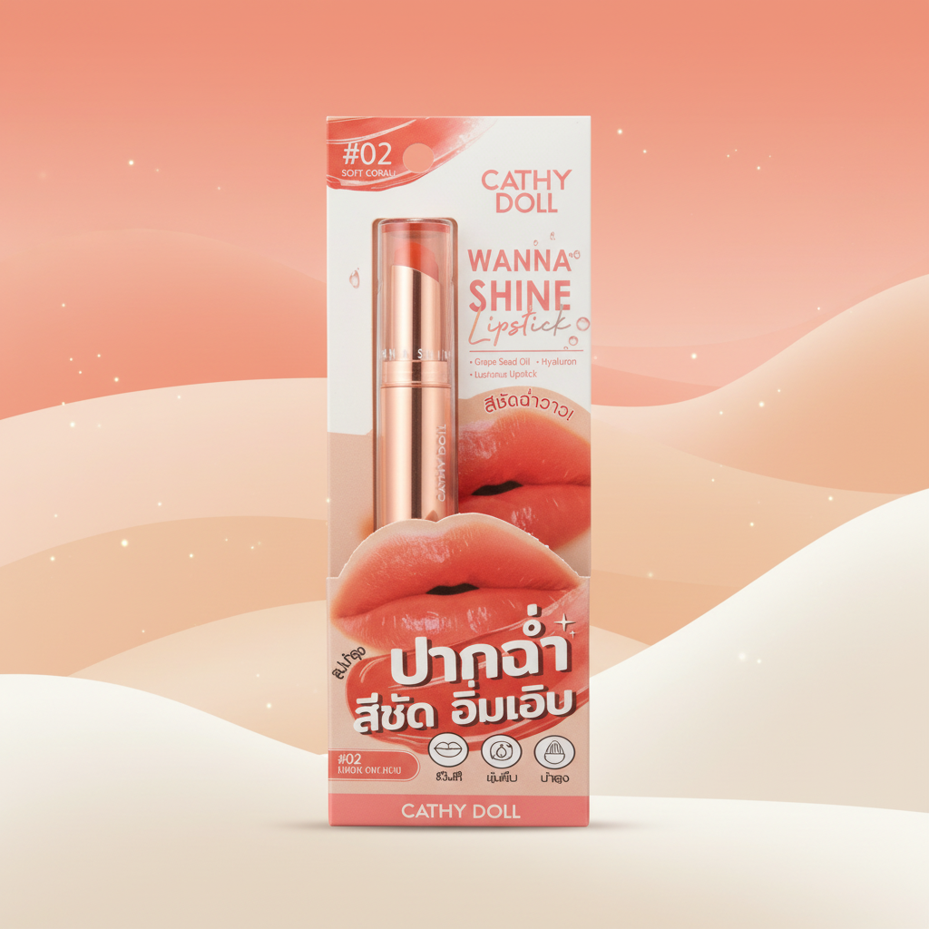 Cathy Doll Wanna Shine Lipstick 