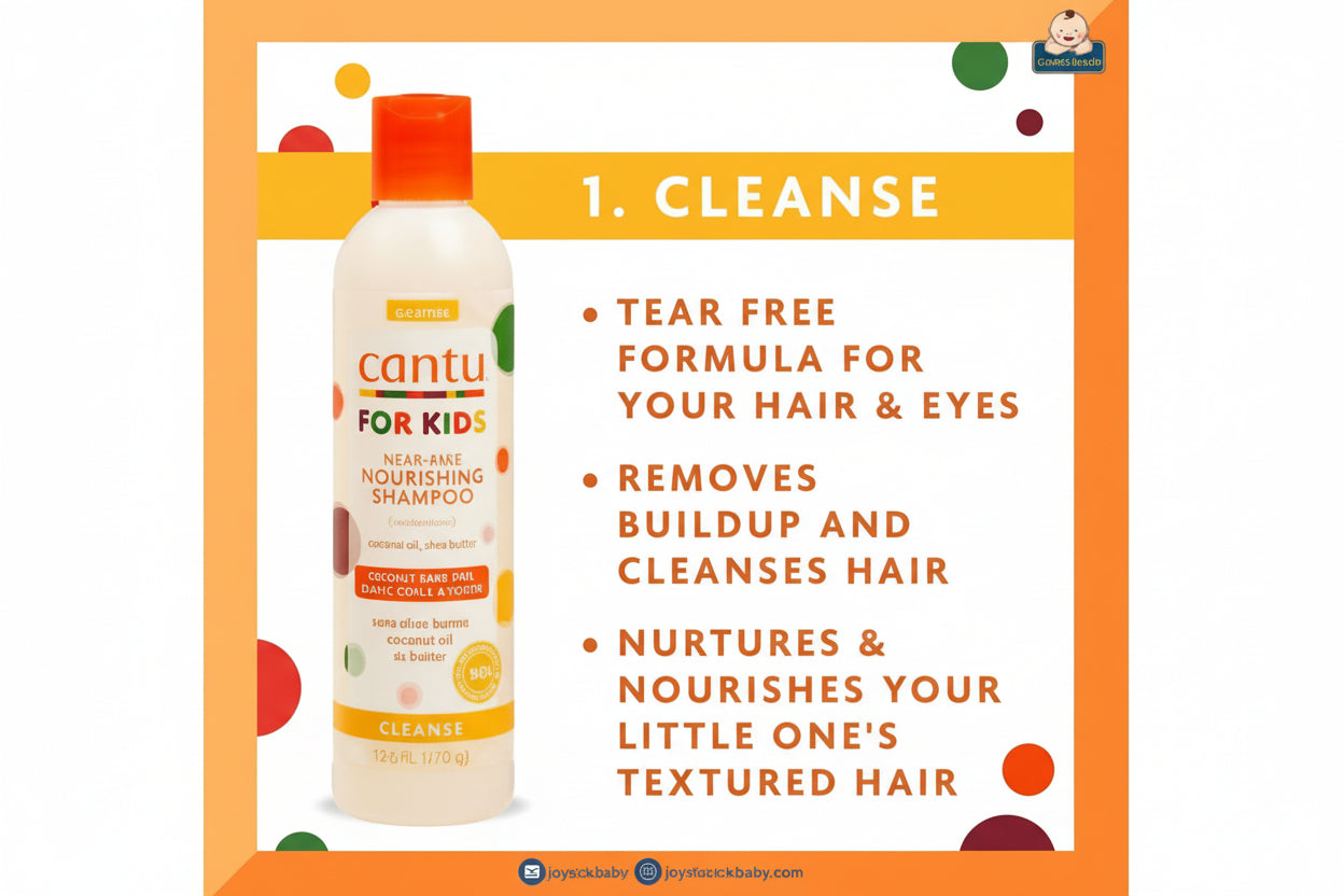 Cantu For Kids – Tear-Free Nourishing Shampoo | شامبو كانتو للأطفال بدون دموع