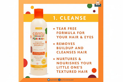 Cantu For Kids – Tear-Free Nourishing Shampoo | شامبو كانتو للأطفال بدون دموع