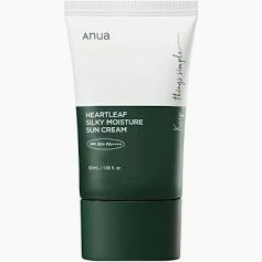 ANUA heartleaf Silky Moisturizing Sunscreen Cream